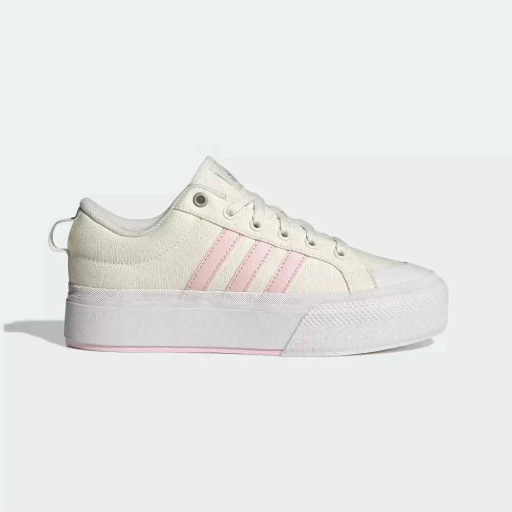 Adidas Bravada 2.0 Platform Women's Shoes Off White Clear Pink White Sz6